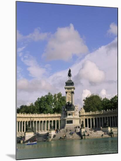 Monument to King Alfonso XII in El Retiro Park, Madrid, Spain, Europe-Sergio Pitamitz-Mounted Photographic Print
