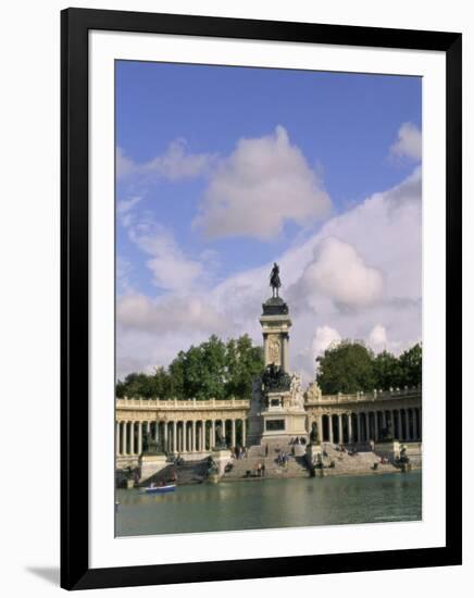 Monument to King Alfonso XII in El Retiro Park, Madrid, Spain, Europe-Sergio Pitamitz-Framed Photographic Print