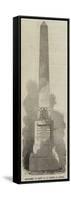 Monument to Lieutenant H E Baines at Quebec-null-Framed Stretched Canvas