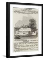 Monument to Mr Joseph Hume, Mp, in the Cemetery at Kensal-Green-null-Framed Giclee Print