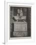 Monument to Niccolo Machiavelli in the Church of S Croce, Florence-null-Framed Giclee Print