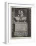Monument to Niccolo Machiavelli in the Church of S Croce, Florence-null-Framed Giclee Print