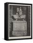 Monument to Niccolo Machiavelli in the Church of S Croce, Florence-null-Framed Stretched Canvas