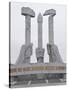 Monument to Party Foundation, Pyongyang, North Korea, Asia-Michael Runkel-Stretched Canvas