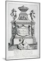 Monument to Queen Caroline, Consort of George II, Westminster Abbey, London, 1737-George Bickham-Mounted Giclee Print