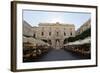 Monument to Queen Victoria and an Outdoor Cafe in Republic Square-Eleanor Scriven-Framed Photographic Print