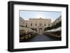 Monument to Queen Victoria and an Outdoor Cafe in Republic Square-Eleanor Scriven-Framed Photographic Print