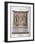 Monument to Richard Allington in Rolls Chapel, Chancery Lane, City of London, 1800-Frederick Nash-Framed Giclee Print