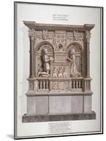 Monument to Richard Allington in Rolls Chapel, Chancery Lane, City of London, 1800-Frederick Nash-Mounted Giclee Print