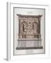 Monument to Richard Allington in Rolls Chapel, Chancery Lane, City of London, 1800-Frederick Nash-Framed Giclee Print