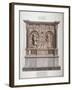 Monument to Richard Allington in Rolls Chapel, Chancery Lane, City of London, 1800-Frederick Nash-Framed Giclee Print