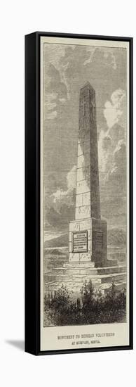Monument to Russian Volunteers at Rujevatz, Servia-null-Framed Stretched Canvas