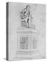 Monument to Samuel Johnson-James Barry-Stretched Canvas