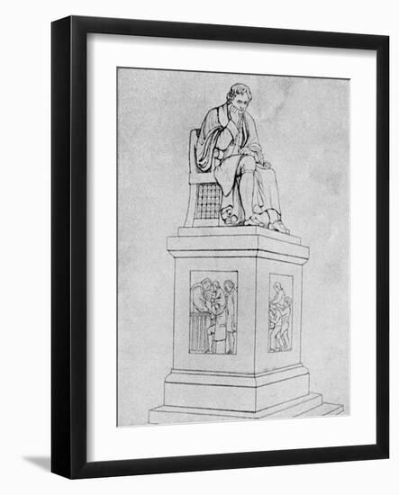 Monument to Samuel Johnson-James Barry-Framed Giclee Print