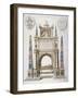 Monument to Sir Christopher Hatton in Old St Paul's Cathedral, City of London, 1656-Wenceslaus Hollar-Framed Giclee Print