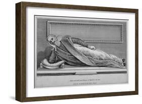 Monument to Sir Edward Bruce in Rolls Chapel, Chancery Lane, City of London, 1794-null-Framed Giclee Print