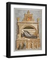 Monument to Sir Edward Bruce in Rolls Chapel, Chancery Lane, City of London, 1794-null-Framed Giclee Print