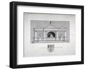 Monument to Sir Gilbert Talbot, Master of the Jewel House at the Tower of London, 1789-James Fittler-Framed Giclee Print