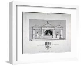 Monument to Sir Gilbert Talbot, Master of the Jewel House at the Tower of London, 1789-James Fittler-Framed Giclee Print