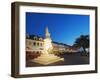 Monument to Tadeusz Kosciuszko, Rynek Town Square, Rzeszow, Poland, Europe-Christian Kober-Framed Photographic Print