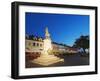 Monument to Tadeusz Kosciuszko, Rynek Town Square, Rzeszow, Poland, Europe-Christian Kober-Framed Photographic Print