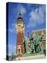 Monument to the Burghers of Calais by Rodin, Nord Pas De Calais, France-Rainford Roy-Stretched Canvas