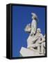 Monument to the Discoveries, at Belem, in Lisbon, Portugal-Hans Peter Merten-Framed Stretched Canvas