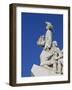 Monument to the Discoveries, at Belem, in Lisbon, Portugal-Hans Peter Merten-Framed Photographic Print