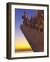 Monument to the Discoveries at Dusk, Belem, Lisbon, Portugal, Europe-Stuart Black-Framed Photographic Print