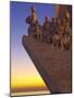 Monument to the Discoveries at Dusk, Belem, Lisbon, Portugal, Europe-Stuart Black-Mounted Photographic Print
