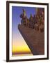 Monument to the Discoveries at Dusk, Belem, Lisbon, Portugal, Europe-Stuart Black-Framed Photographic Print