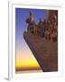 Monument to the Discoveries at Dusk, Belem, Lisbon, Portugal, Europe-Stuart Black-Framed Photographic Print