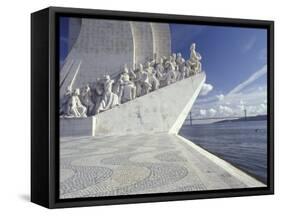 Monument to the Discoveries, Lisbon, Portugal-Michele Molinari-Framed Stretched Canvas