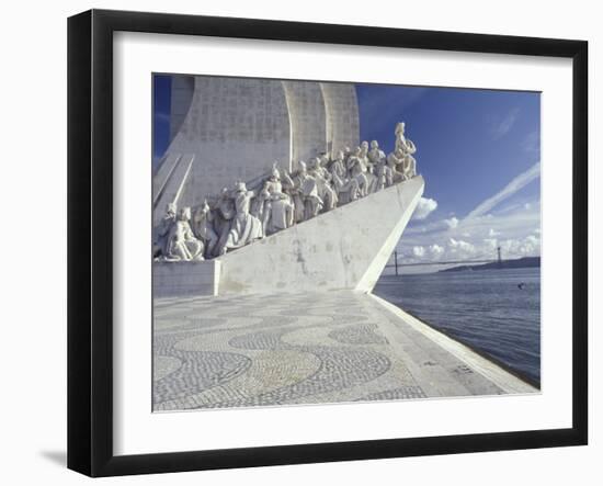 Monument to the Discoveries, Lisbon, Portugal-Michele Molinari-Framed Photographic Print