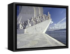 Monument to the Discoveries, Lisbon, Portugal-Michele Molinari-Framed Stretched Canvas