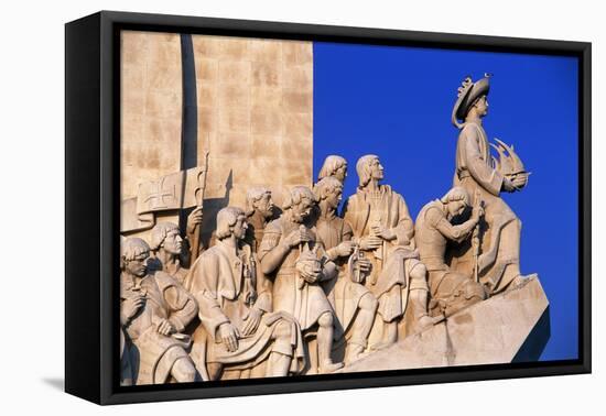 Monument to the Discoveries, Lisbon, Portugal-Peter Adams-Framed Stretched Canvas