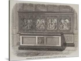 Monument to the Duchess of Gloucester, in St George's Chapel, Windsor-null-Stretched Canvas