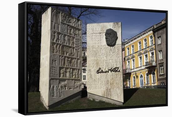 Monument to the Estonian Author Eduard Vilde, in Tallinn, Estonia, Europe-Stuart Forster-Framed Stretched Canvas