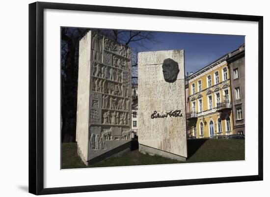 Monument to the Estonian Author Eduard Vilde, in Tallinn, Estonia, Europe-Stuart Forster-Framed Photographic Print