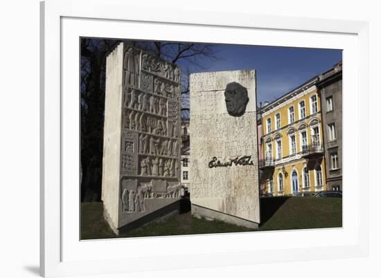 Monument to the Estonian Author Eduard Vilde, in Tallinn, Estonia, Europe-Stuart Forster-Framed Photographic Print