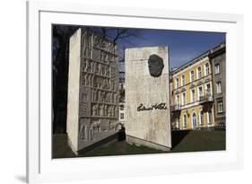 Monument to the Estonian Author Eduard Vilde, in Tallinn, Estonia, Europe-Stuart Forster-Framed Photographic Print