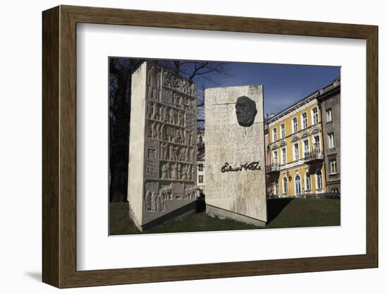 Monument to the Estonian Author Eduard Vilde, in Tallinn, Estonia, Europe-Stuart Forster-Framed Photographic Print