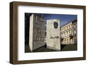 Monument to the Estonian Author Eduard Vilde, in Tallinn, Estonia, Europe-Stuart Forster-Framed Photographic Print