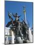 Monument to the Founders of Kiev, Independence Square, Kiev, Ukraine, Europe-Graham Lawrence-Mounted Photographic Print