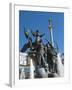 Monument to the Founders of Kiev, Independence Square, Kiev, Ukraine, Europe-Graham Lawrence-Framed Photographic Print