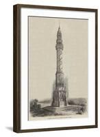 Monument to the Late Earl of Ellesmere to Be Raised at Worsley-null-Framed Giclee Print