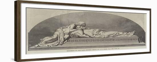 Monument to the Late General Bruce-null-Framed Giclee Print