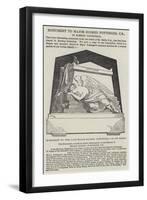 Monument to the Late Major Eldred Pottinger-null-Framed Giclee Print