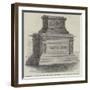 Monument to the Late Mr Sheridan Knowles in the Necropolis, Glasgow-null-Framed Giclee Print