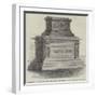 Monument to the Late Mr Sheridan Knowles in the Necropolis, Glasgow-null-Framed Giclee Print